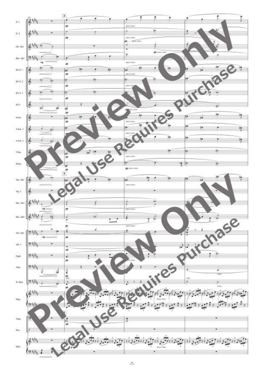 Liebestod Liebestod Concert Band scores gallery preview page 8