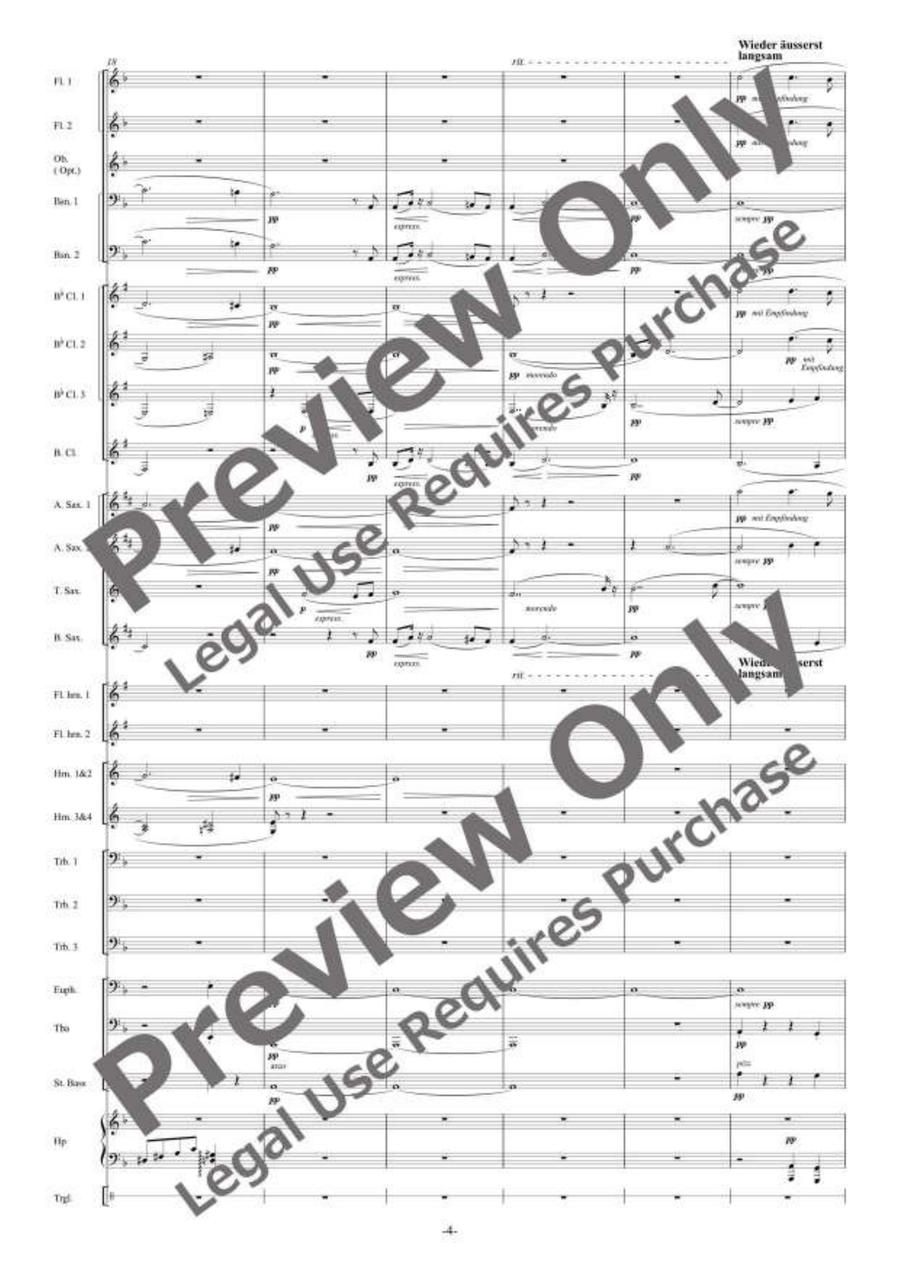 Adagietto Adagietto Concert Band scores gallery preview page 5