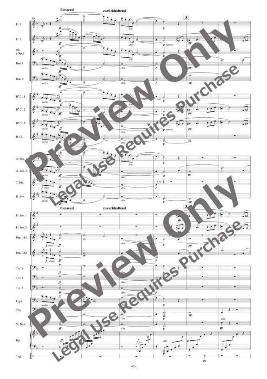 Adagietto Adagietto Concert Band scores gallery preview page 7