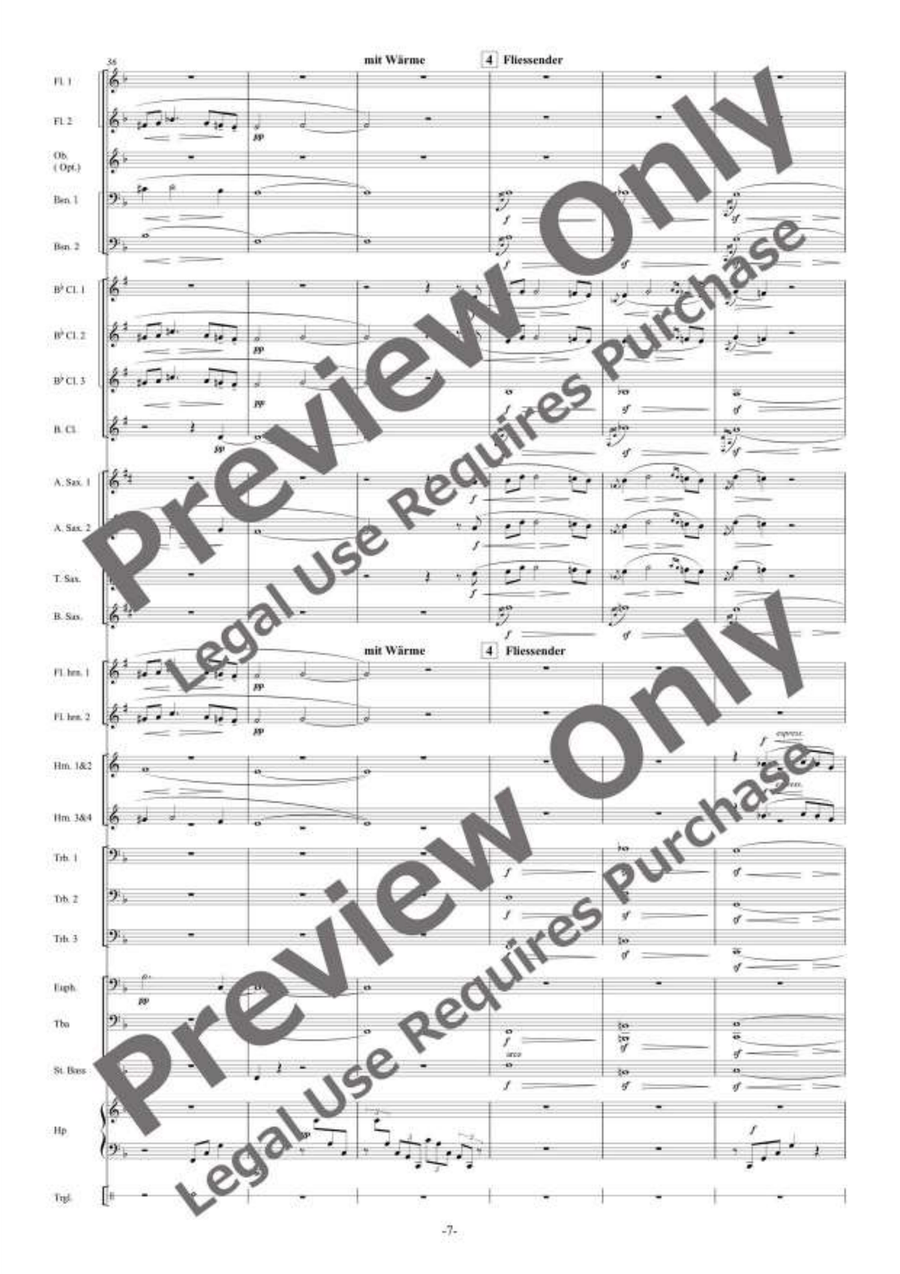Adagietto Adagietto Concert Band scores gallery preview page 8