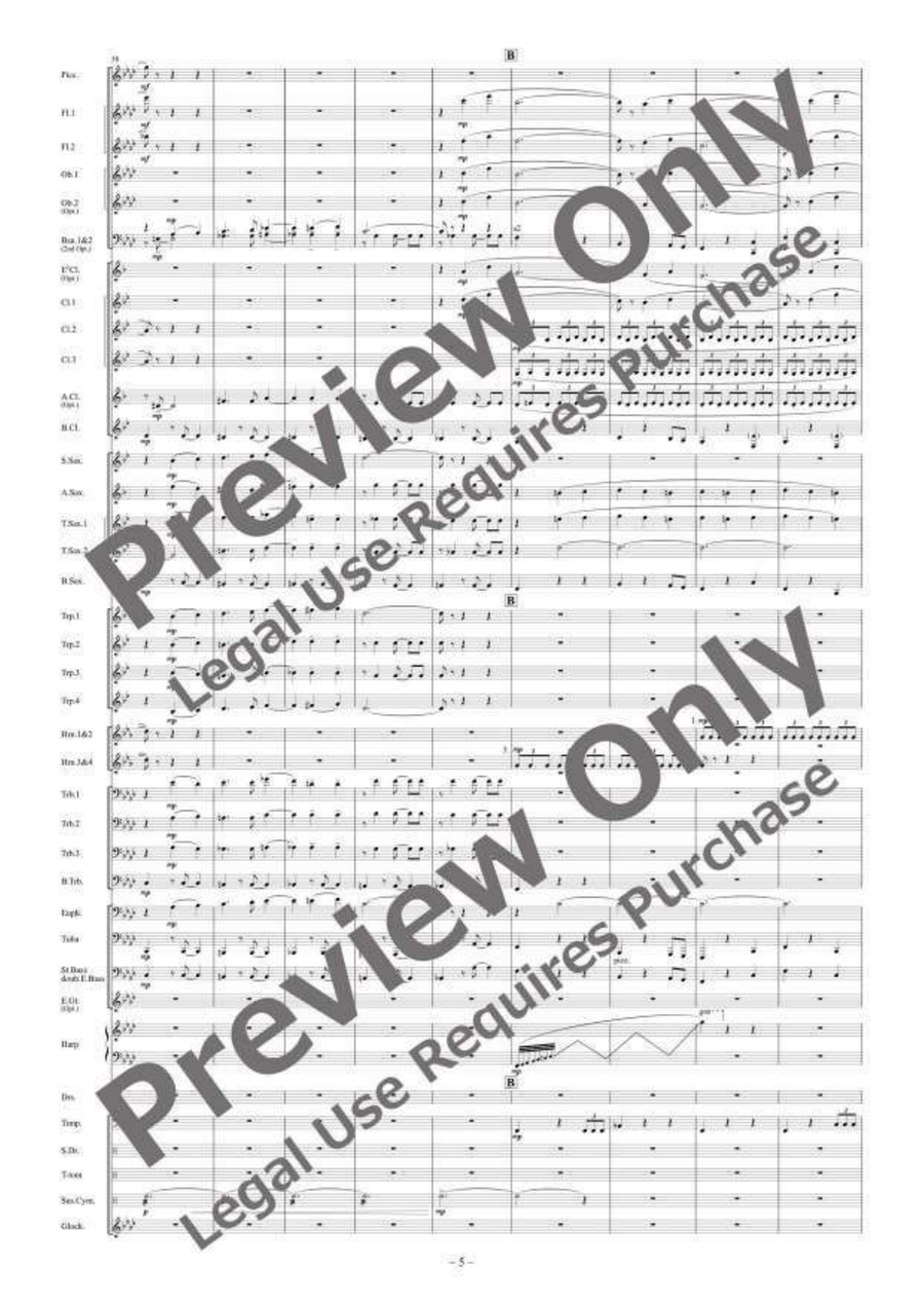 Dreams Unlimited Dreams Unlimited Concert Band scores gallery preview page 6
