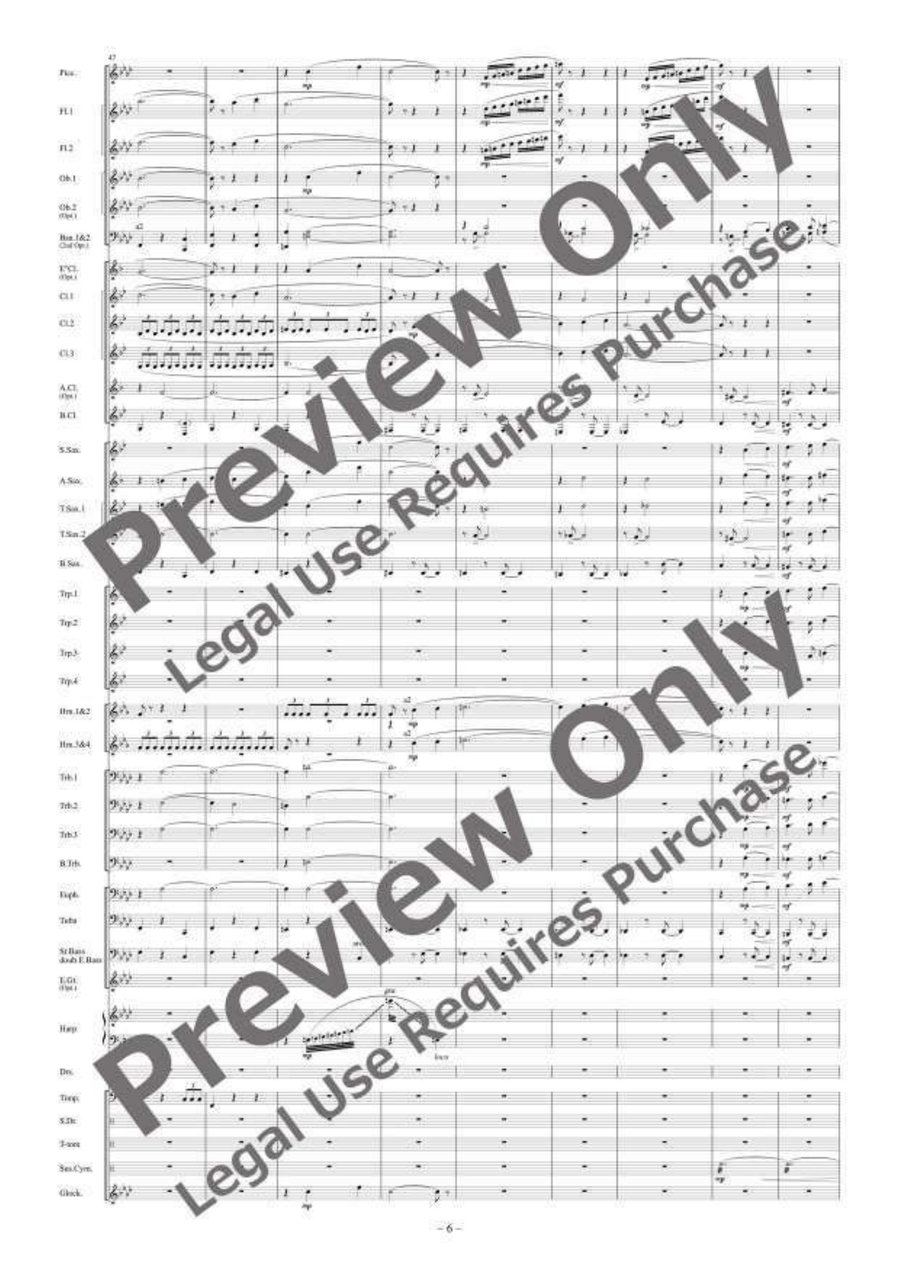 Dreams Unlimited Dreams Unlimited Concert Band scores gallery preview page 7