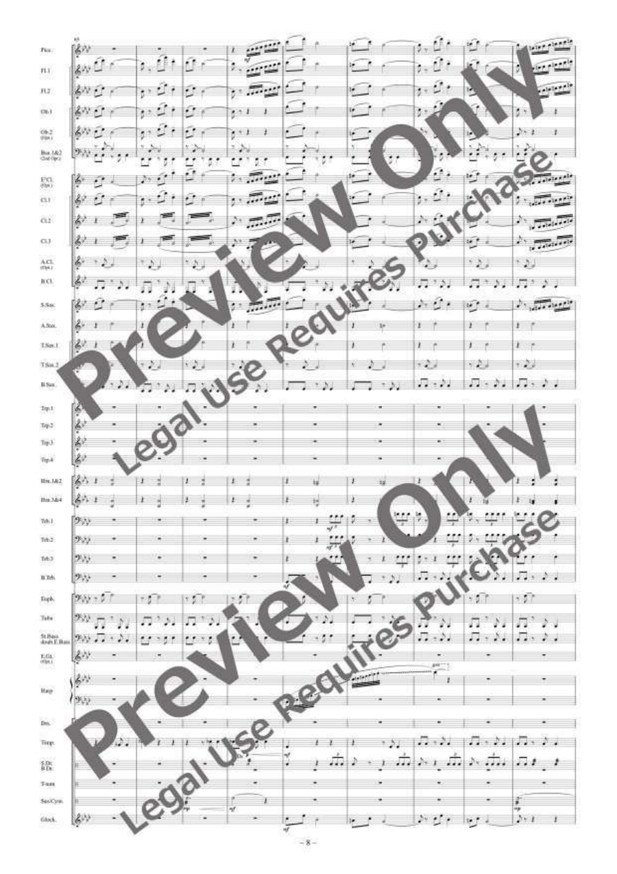 Dreams Unlimited Dreams Unlimited Concert Band scores gallery preview page 9