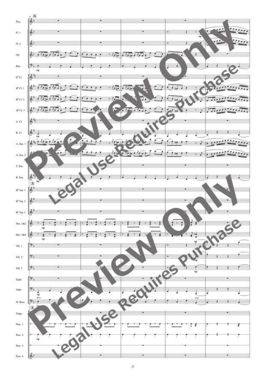 Mozartesque March Mozartesque March Concert Band scores gallery preview page 3