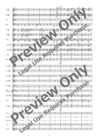 Theme from Jupiter, The Planets Concert Band scores gallery preview page 6