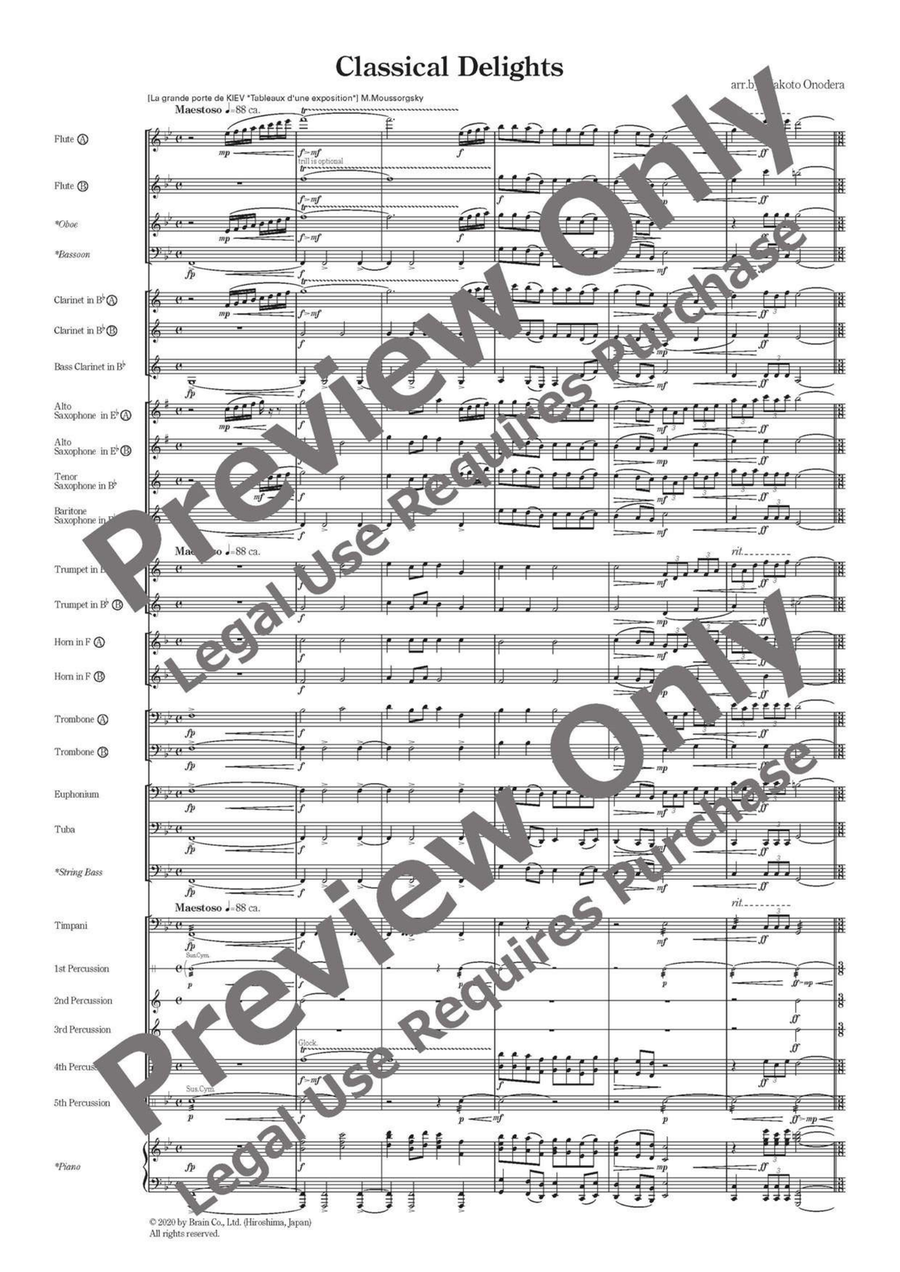 Classical Delights Concert Band scores gallery preview page 2