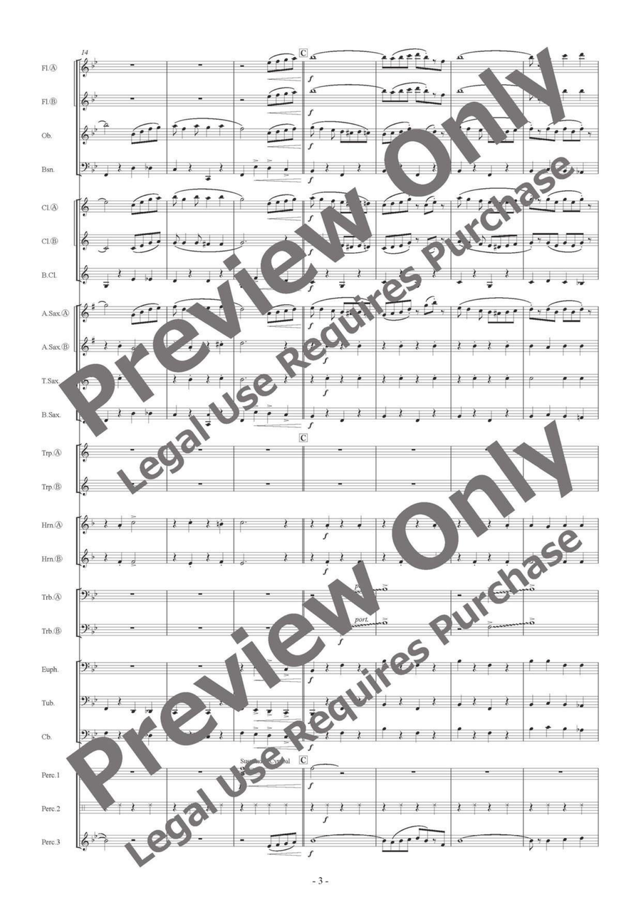 Scott Joplin Portrait Scott Joplin Portrait Concert Band scores gallery preview page 4