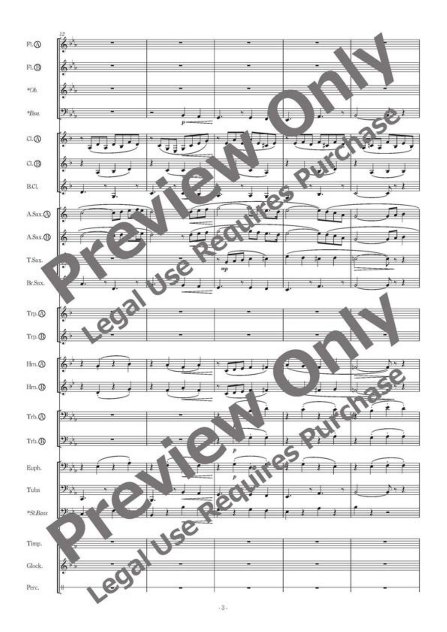The Water is Wide The Water is Wide Concert Band scores gallery preview page 4