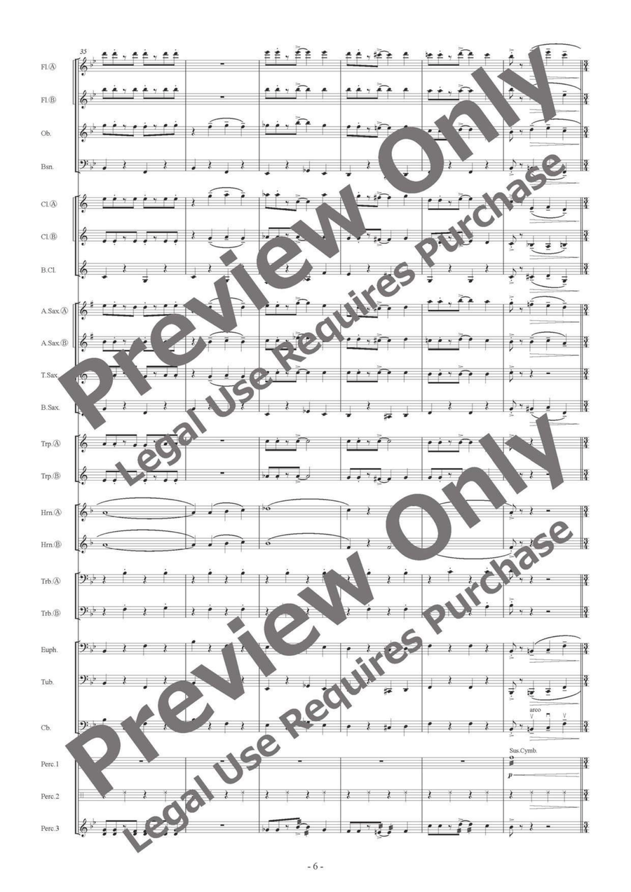 Scott Joplin Portrait Scott Joplin Portrait Concert Band scores gallery preview page 7
