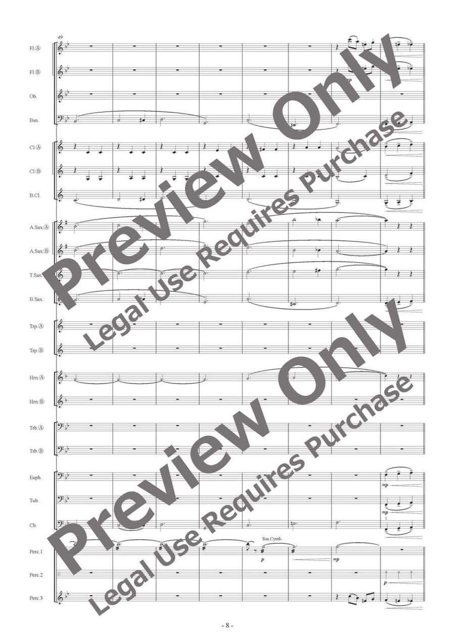 Scott Joplin Portrait Scott Joplin Portrait Concert Band scores gallery preview page 9
