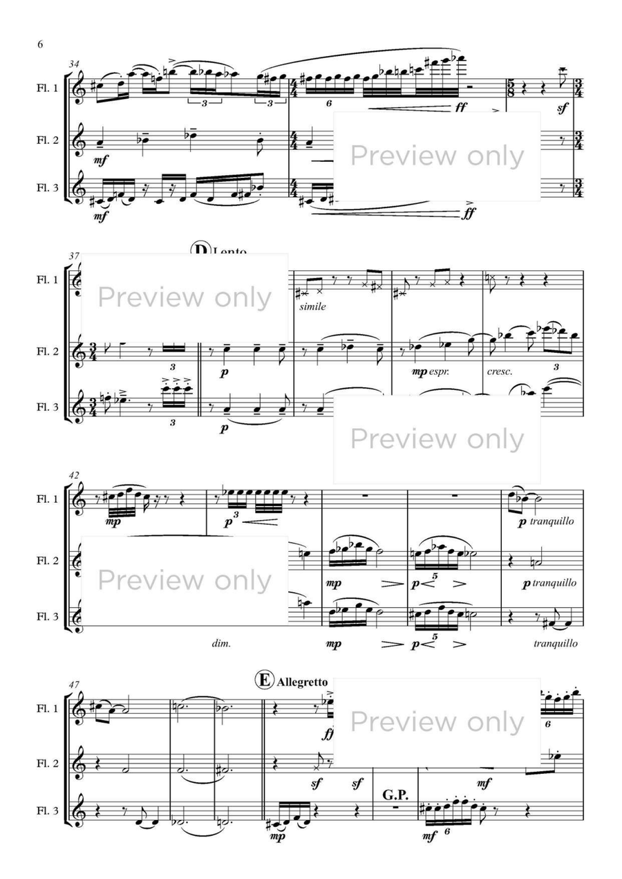 Capriccio Trio - Flute Trio Flute Trio scores gallery preview page 5