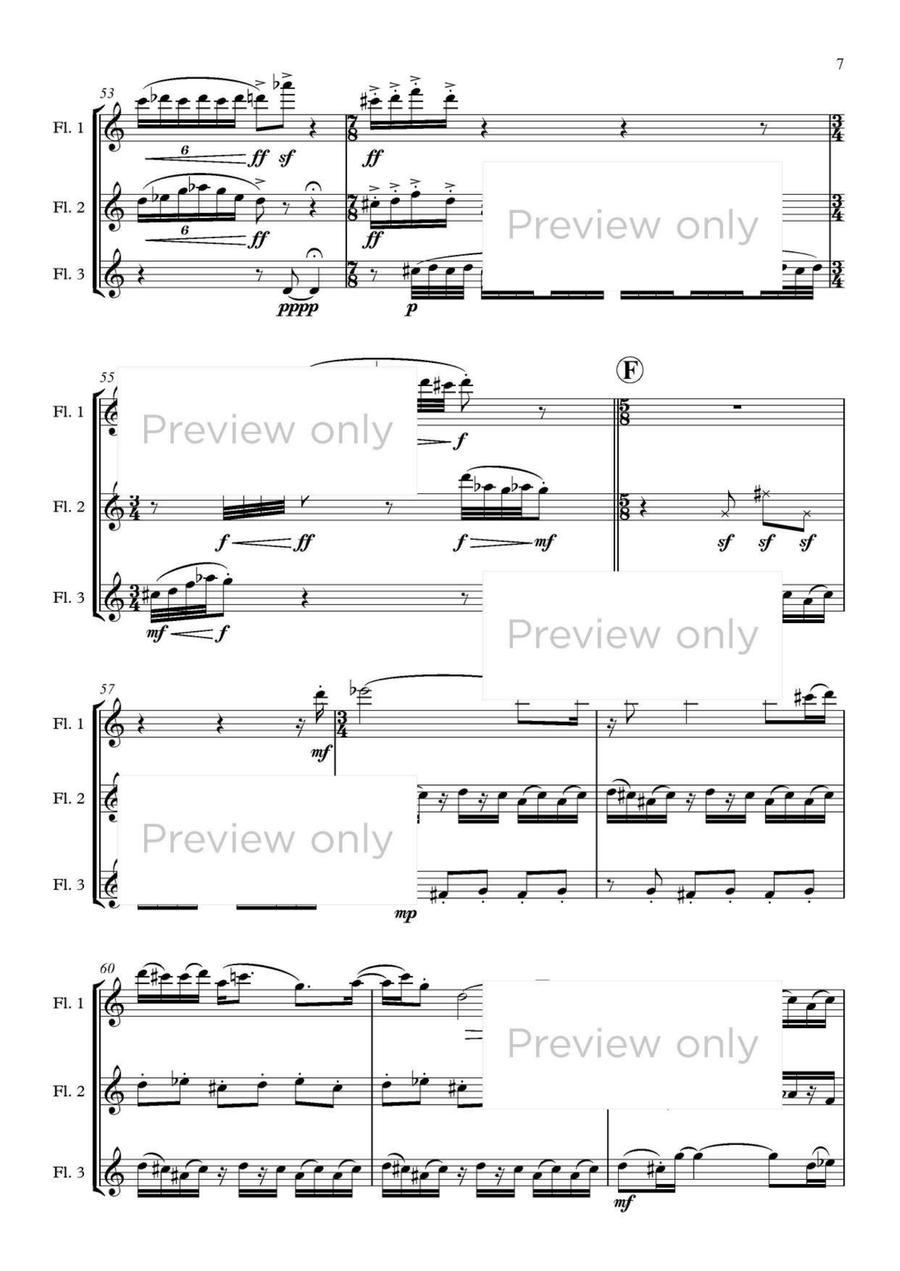 Capriccio Trio - Flute Trio Flute Trio scores gallery preview page 6
