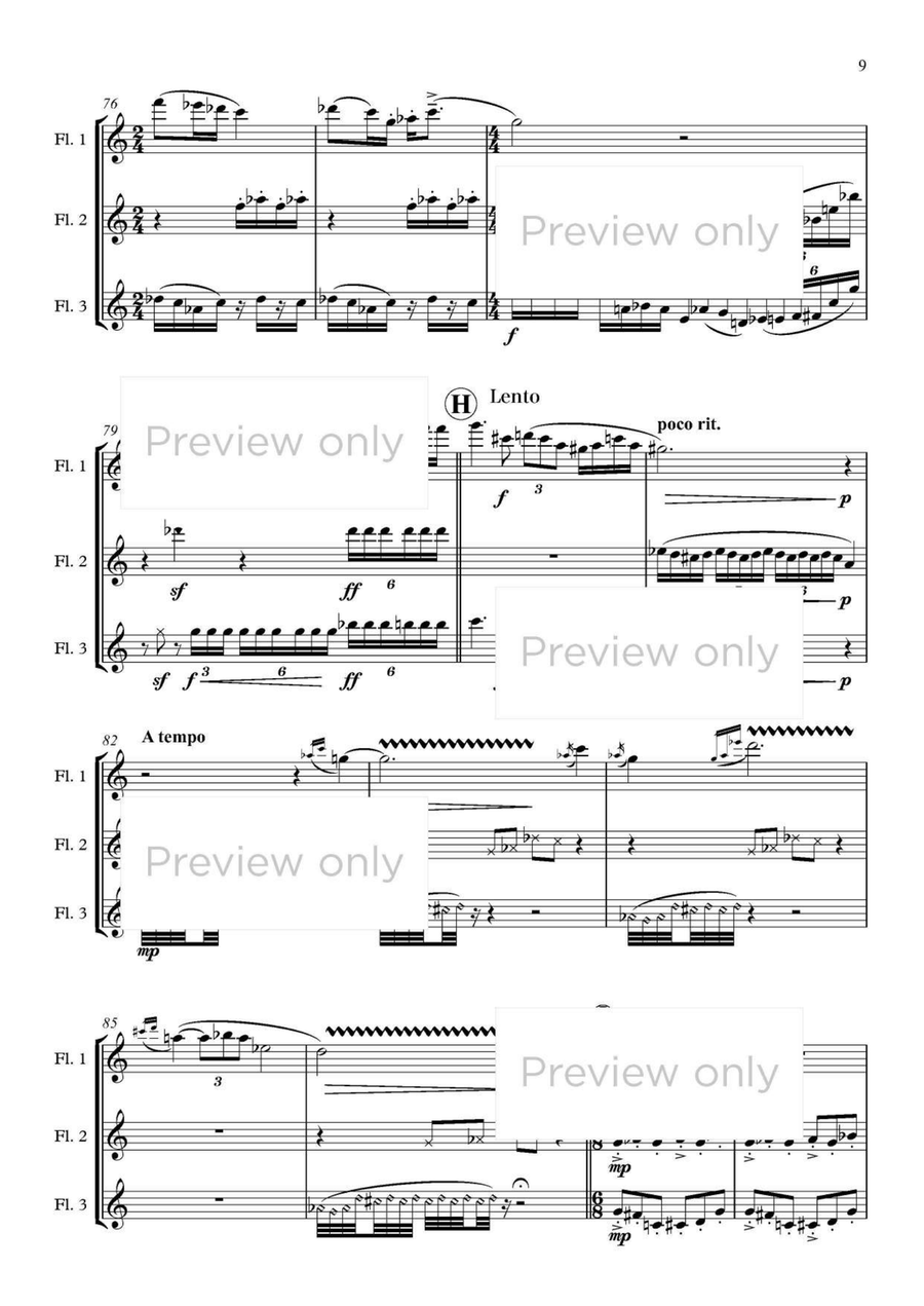 Capriccio Trio - Flute Trio Flute Trio scores gallery preview page 8
