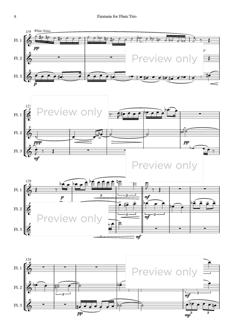 Fantasia for Flute Trio Fantasia for Flute Trio Flute Trio scores gallery preview page 9