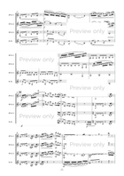 Burlesca - Clarinet Quartet Clarinet Quartet scores gallery preview page 3