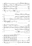 Burlesca - Clarinet Quartet Clarinet Quartet scores gallery preview page 7