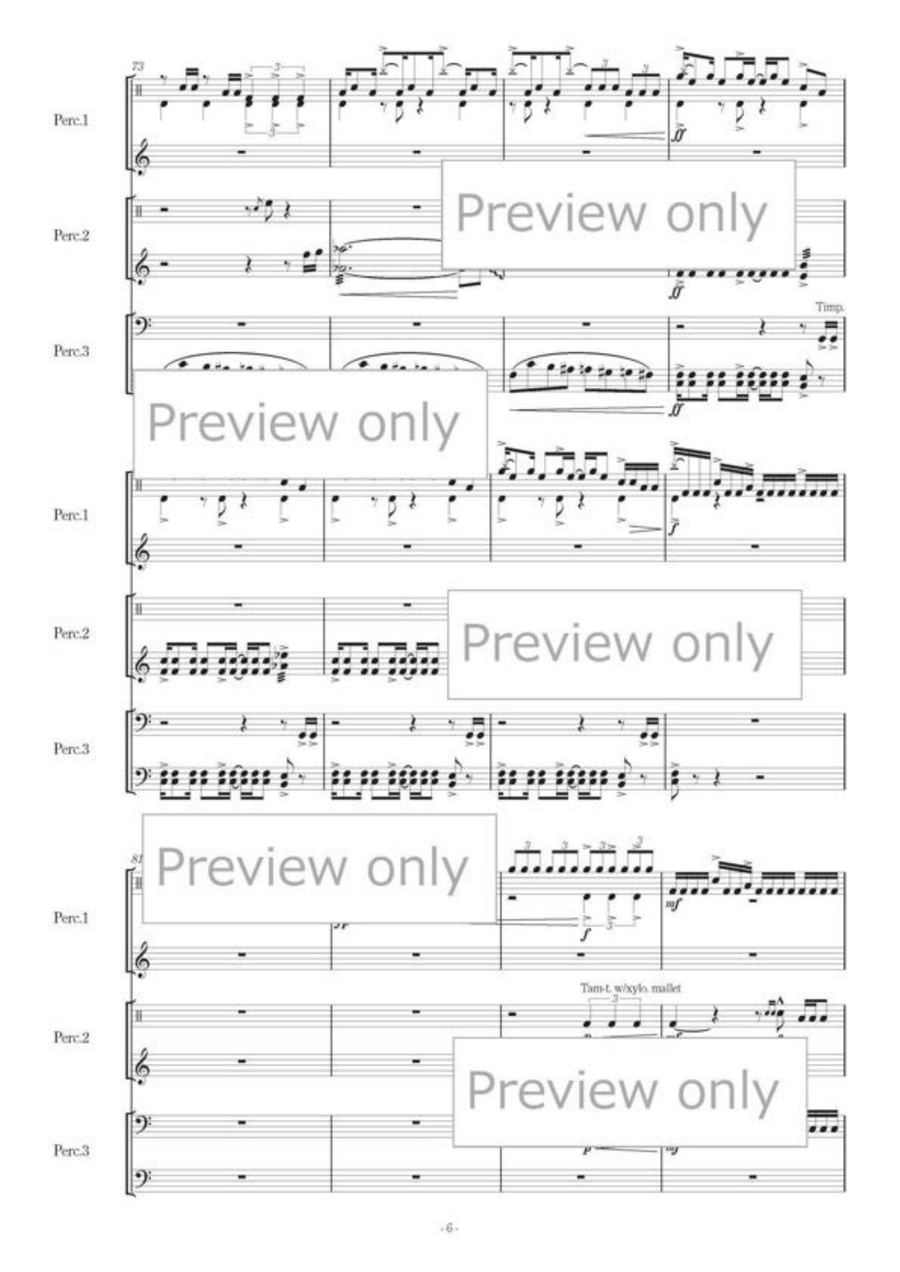 DIVERTIMENTO - Percussion Trio Marimba - Sheet Music page 7