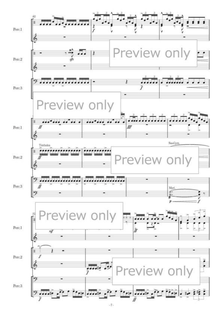 DIVERTIMENTO - Percussion Trio Marimba - Sheet Music page 8