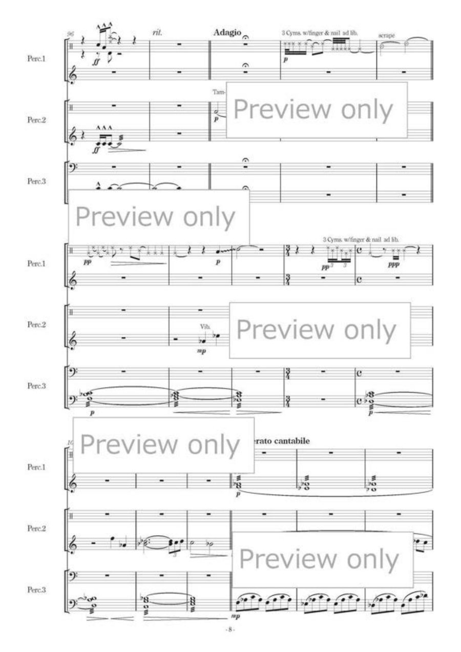 DIVERTIMENTO - Percussion Trio Marimba - Sheet Music page 9