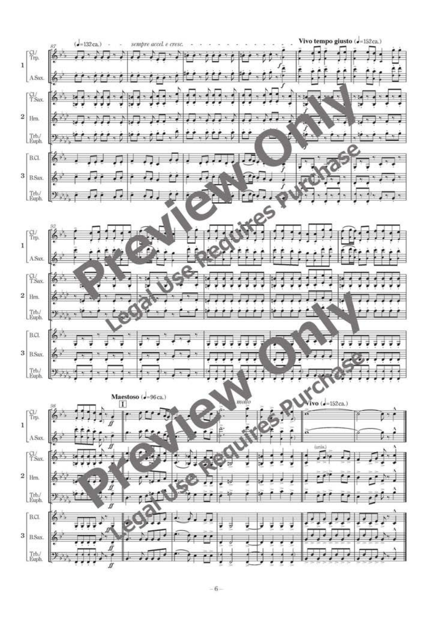 Flelds of Sunflower - Russian Folksong Medley - Flexible Trio B-Flat Clarinet scores gallery preview page 7
