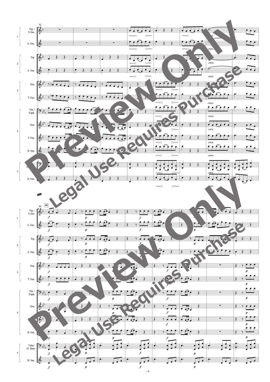 Water Music Suite - Flexible Quintet Tenor Saxophone scores gallery preview page 4