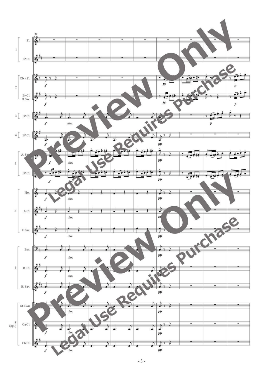 Symphony No. 6 Pastoral Selections - Flexible Woodwind Septet/Octet Chamber Music scores gallery preview page 4