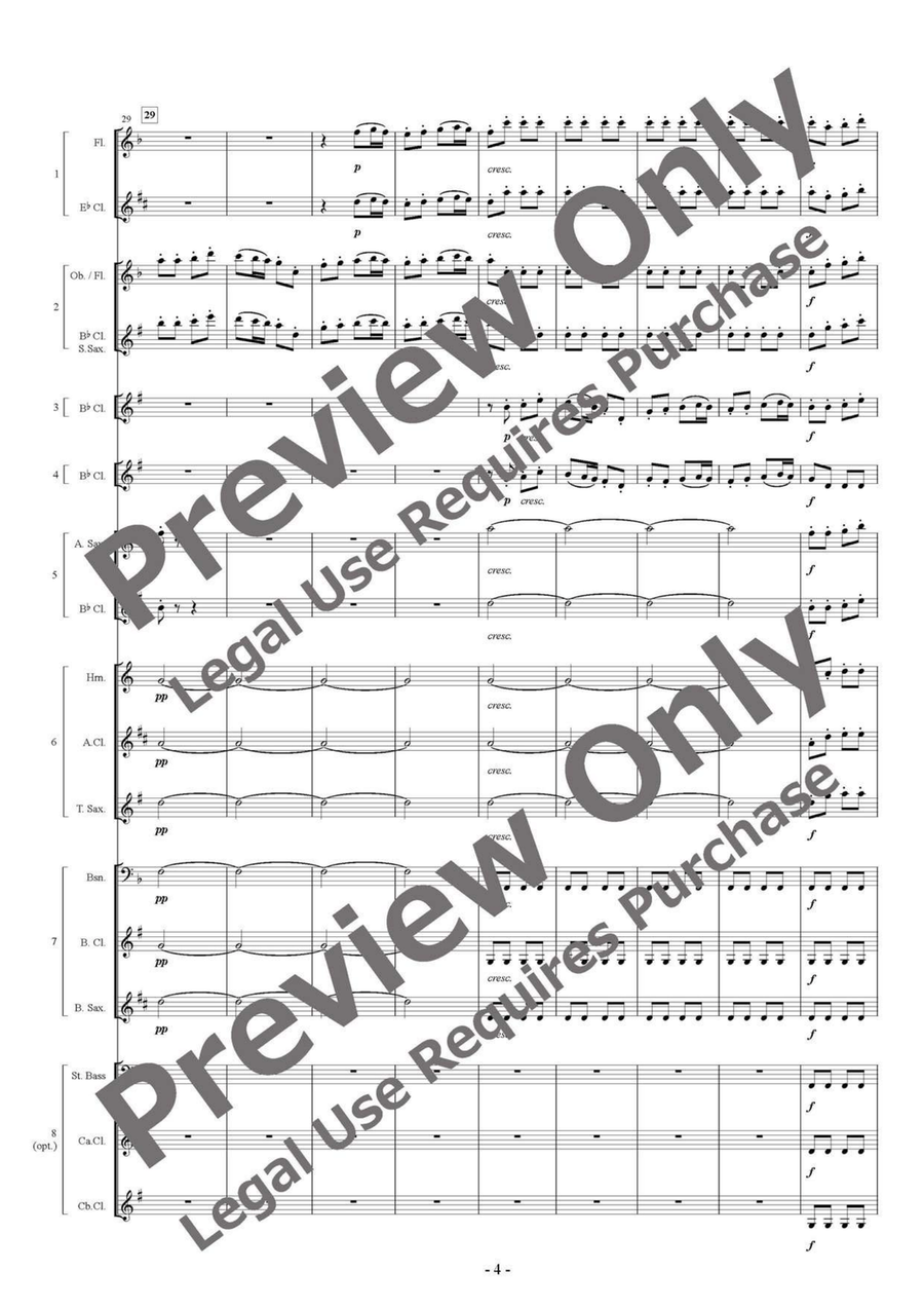 Symphony No. 6 Pastoral Selections - Flexible Woodwind Septet/Octet Chamber Music scores gallery preview page 5