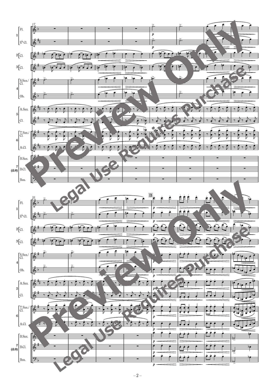 Danse - Flexible Woodwind Septet/Octet Chamber Music scores gallery preview page 3