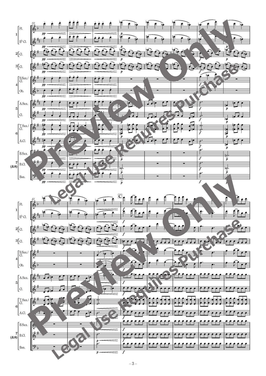 Danse - Flexible Woodwind Septet/Octet Chamber Music scores gallery preview page 4