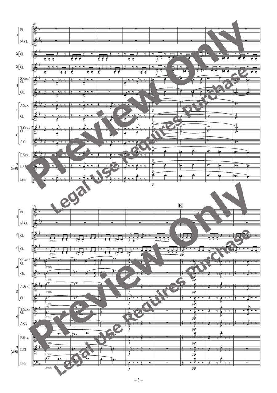 Danse - Flexible Woodwind Septet/Octet Chamber Music scores gallery preview page 6