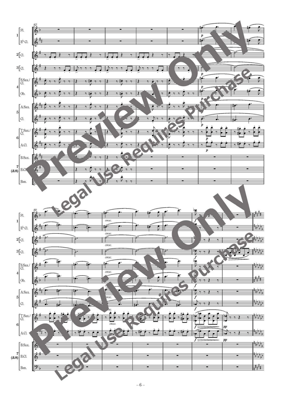 Danse - Flexible Woodwind Septet/Octet Chamber Music scores gallery preview page 7