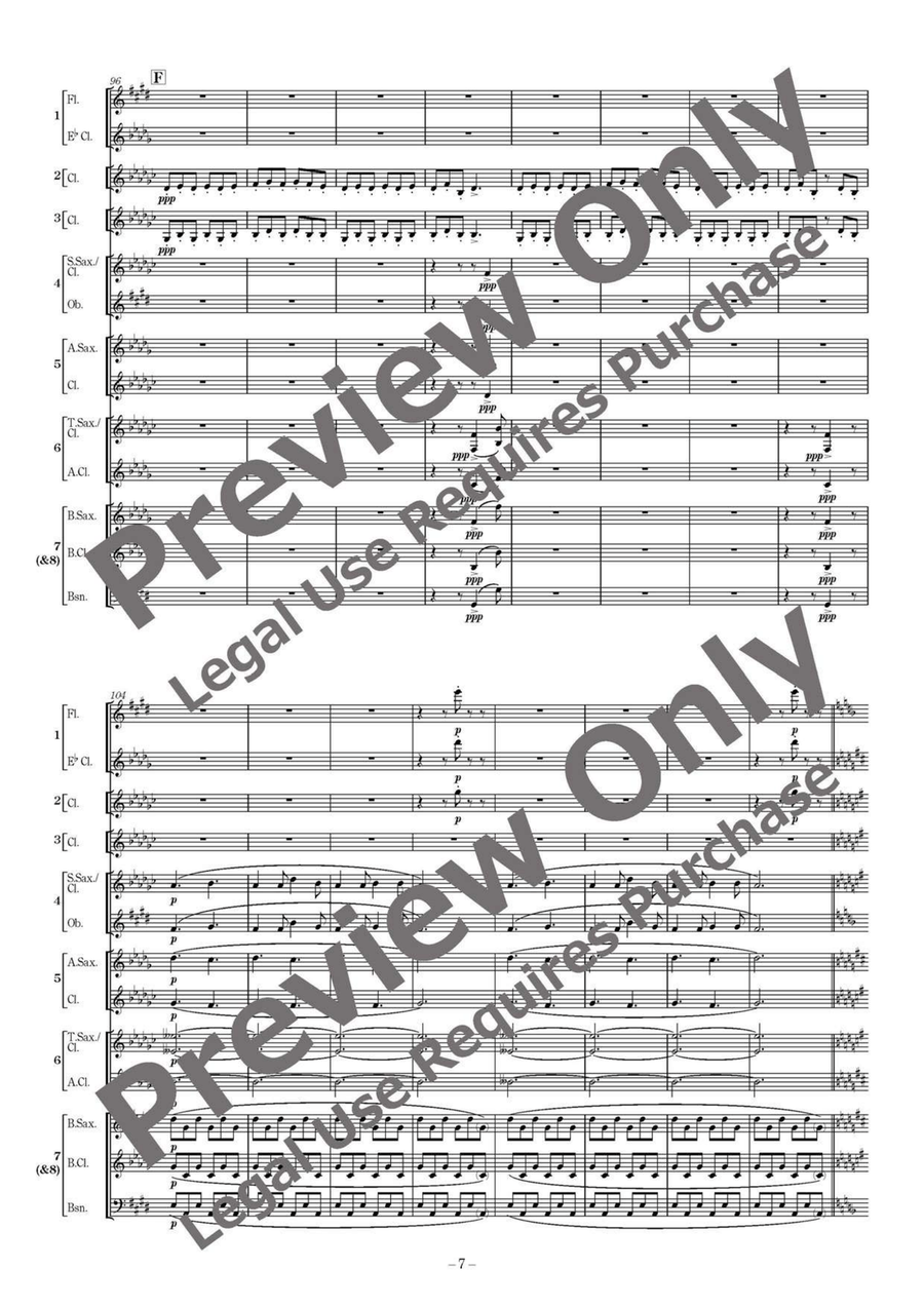 Danse - Flexible Woodwind Septet/Octet Chamber Music scores gallery preview page 8