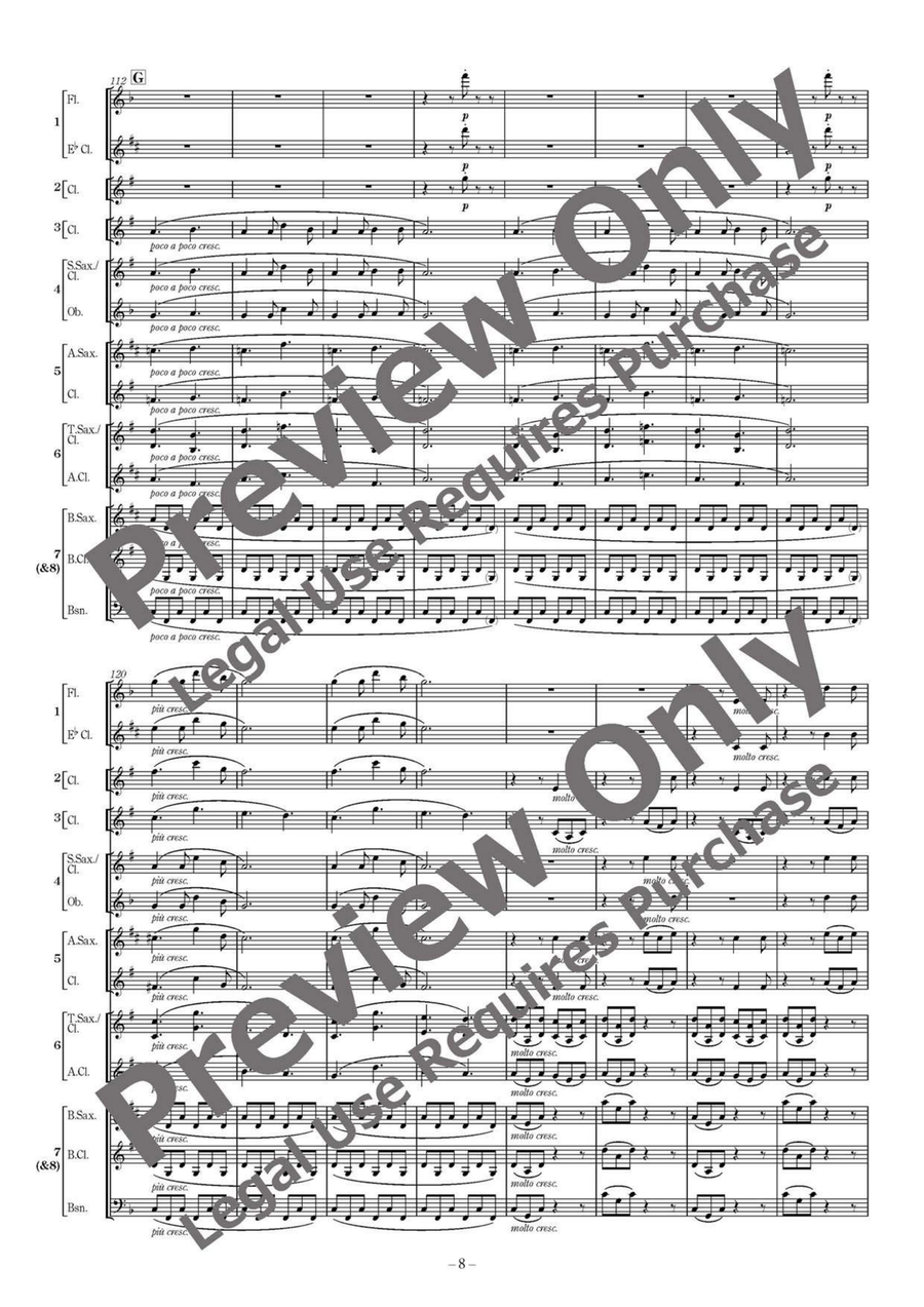 Danse - Flexible Woodwind Septet/Octet Chamber Music scores gallery preview page 9