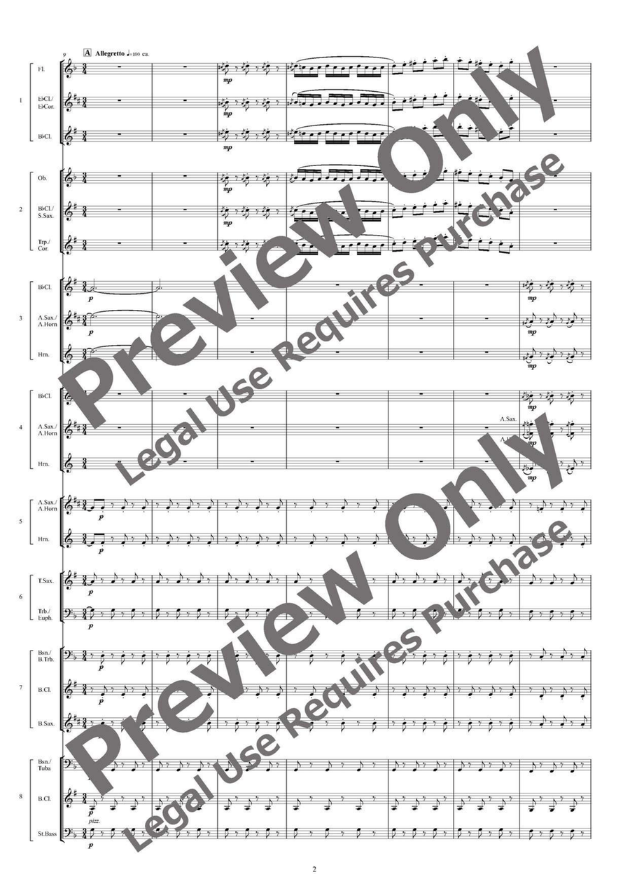 Carmen Fantasy - Flexible Octet B-Flat Clarinet scores gallery preview page 3