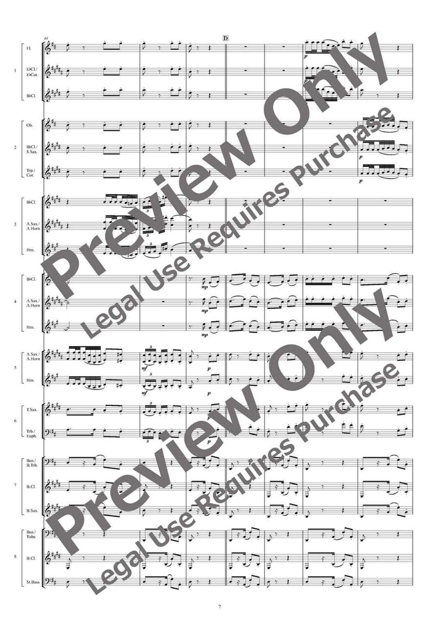Carmen Fantasy - Flexible Octet B-Flat Clarinet scores gallery preview page 8