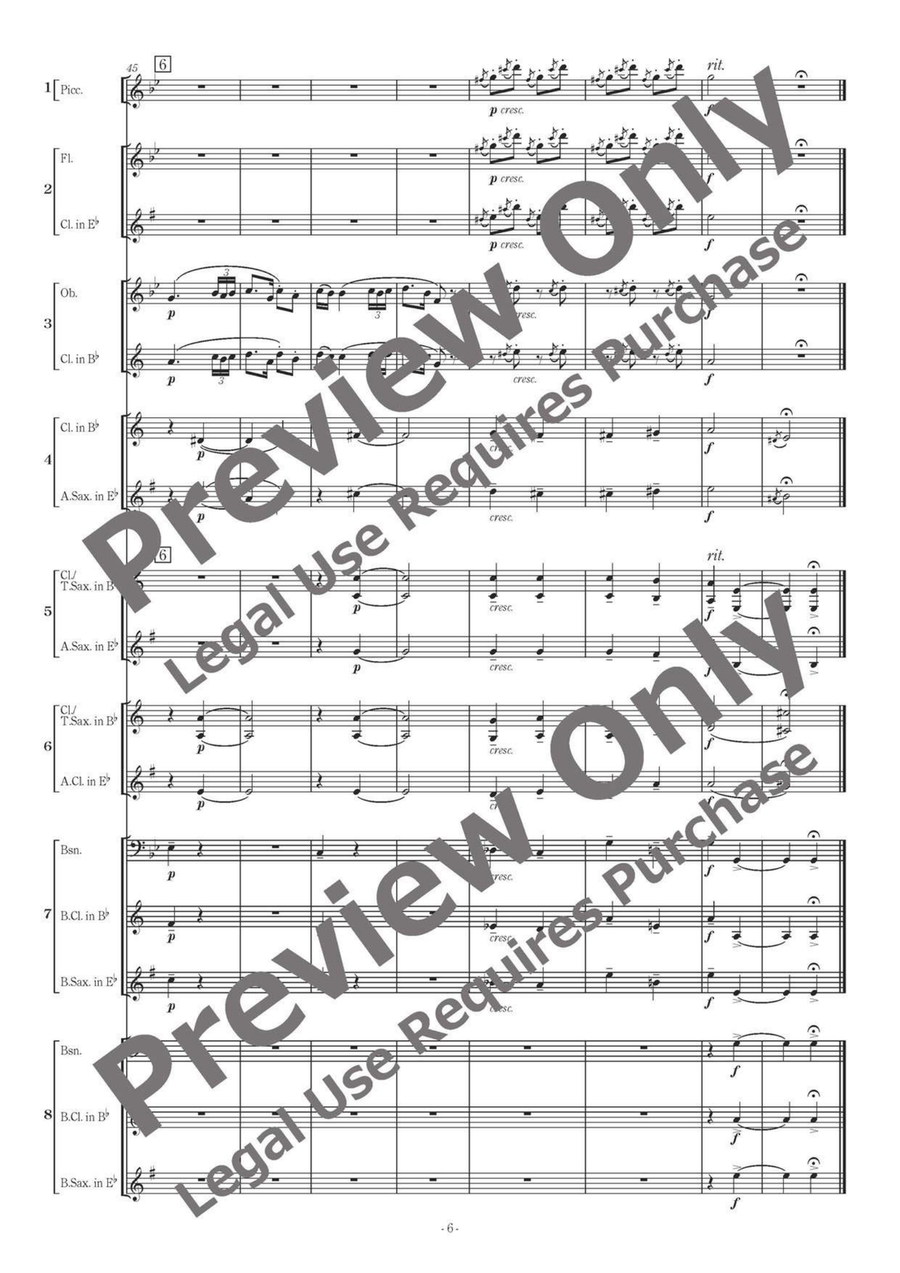 Romanian Folk Dances - Flexible Woodwind Sextet-Octet Chamber Music scores gallery preview page 7