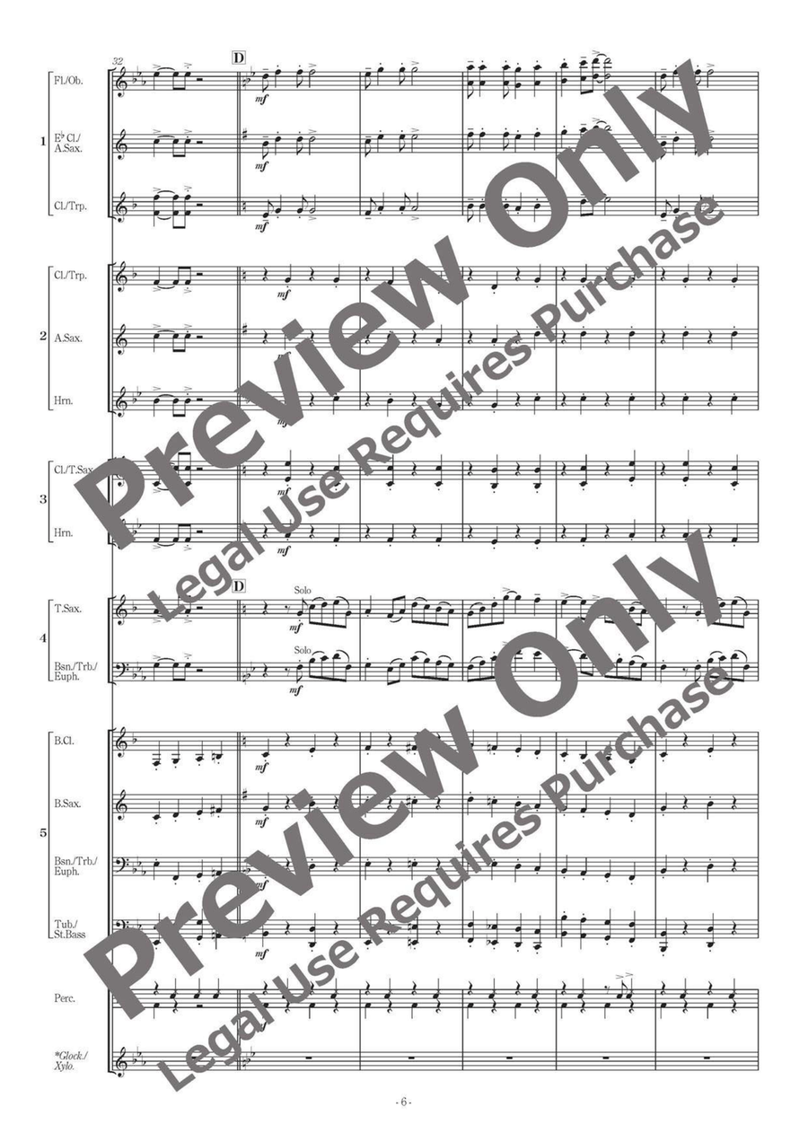 American Folksong Fantasy II - Flexible Band 5 Parts & Percussion Bassoon scores gallery preview page 7