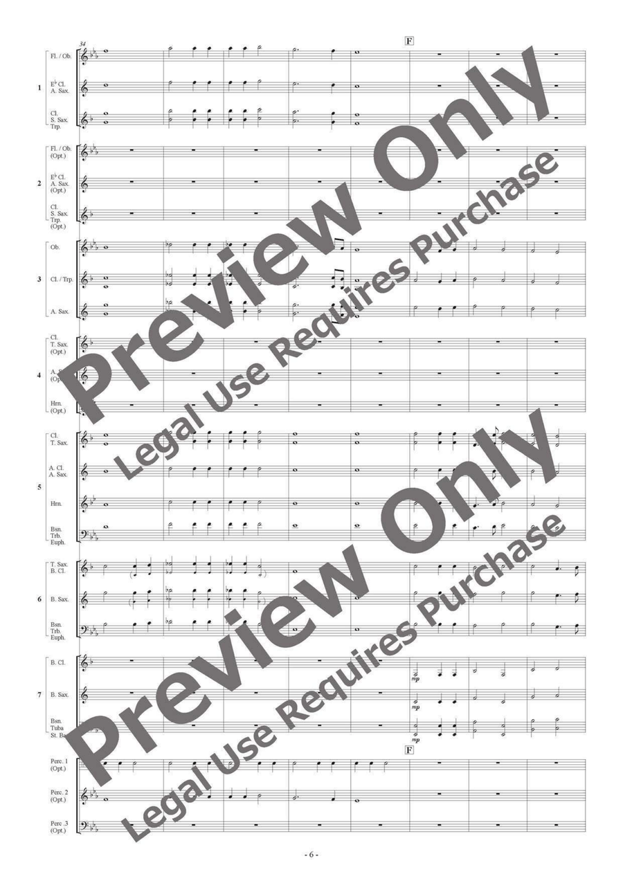 Dowland's Lute Music - Flexible Band 5-7 Parts & Percussion B-Flat Clarinet scores gallery preview page 7