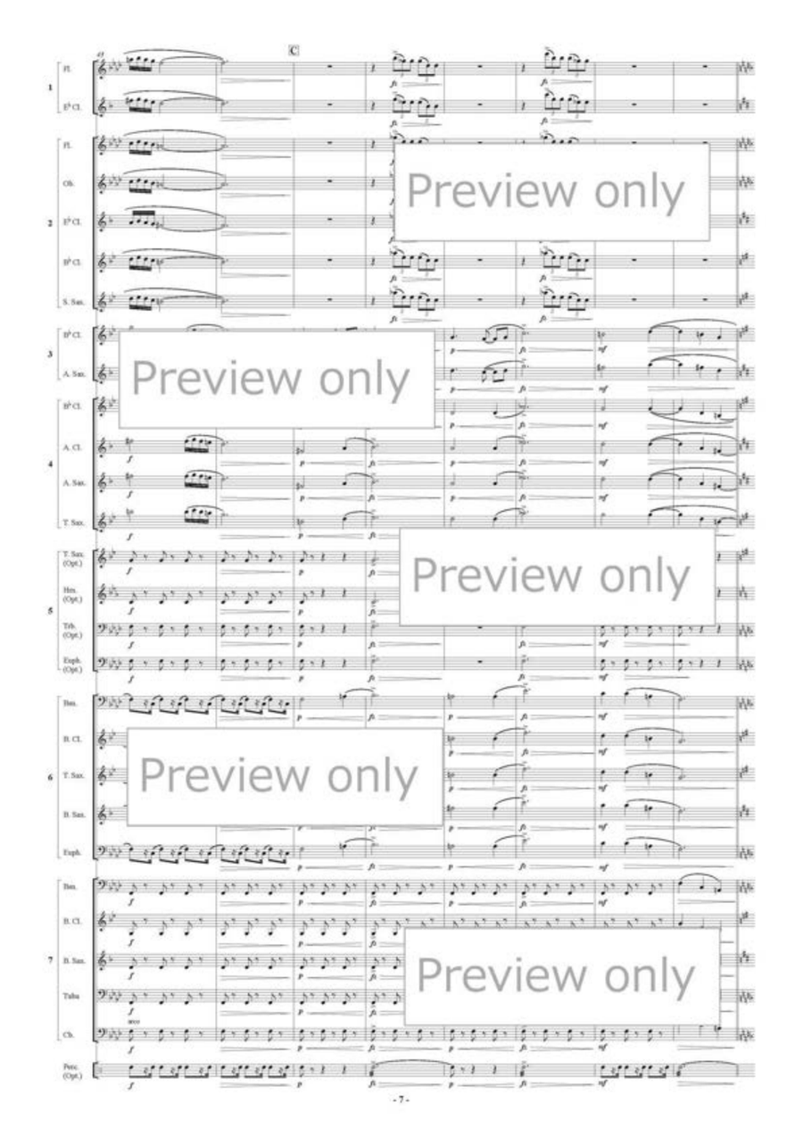 Mazurka for Flexible Ensemble B-Flat Clarinet scores gallery preview page 8