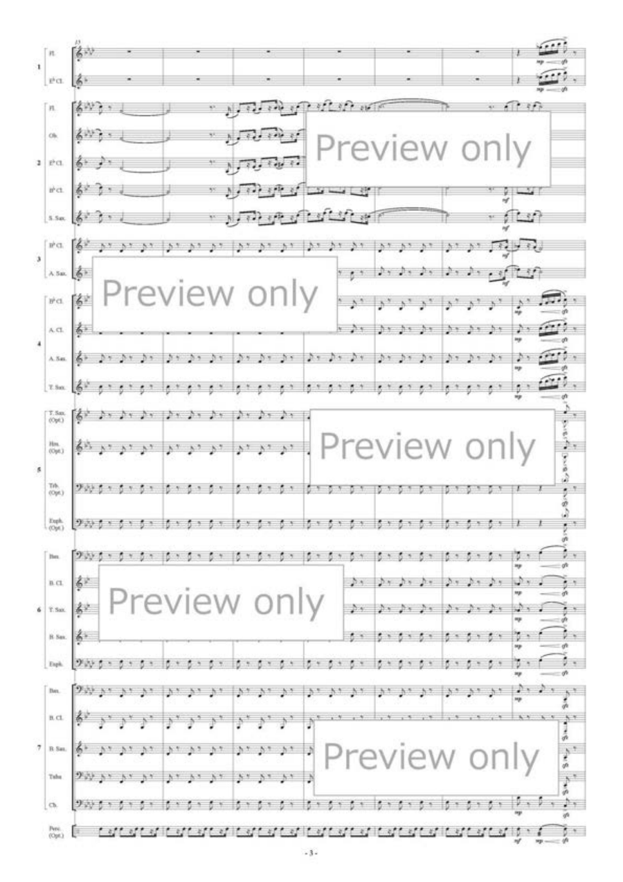 Mazurka for Flexible Ensemble B-Flat Clarinet scores gallery preview page 4