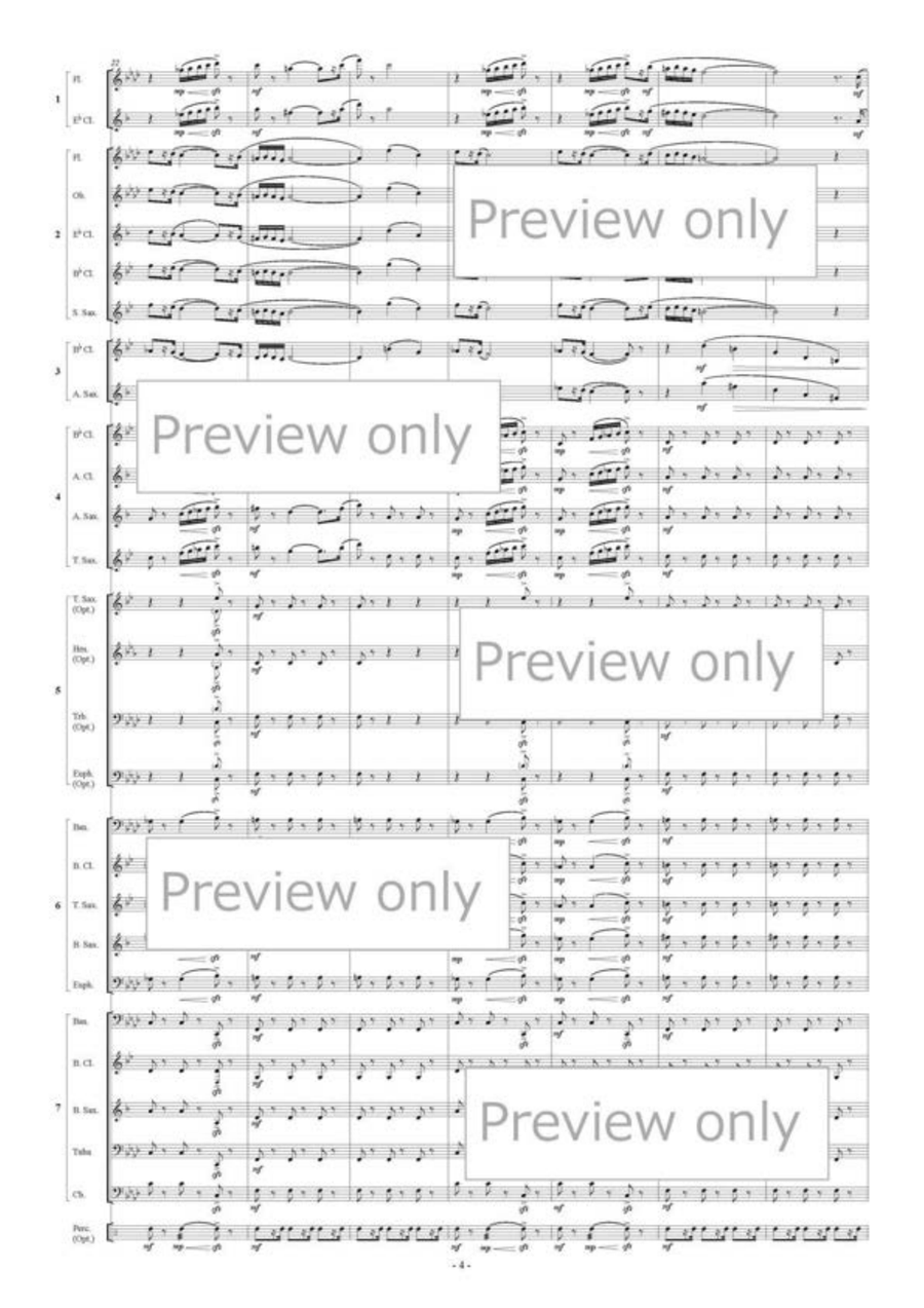 Mazurka for Flexible Ensemble B-Flat Clarinet scores gallery preview page 5