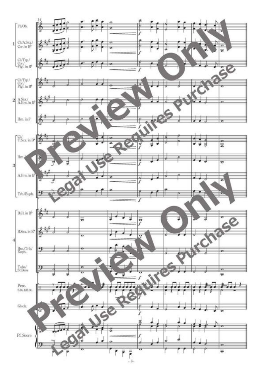 Flexible Chorales for Band 2 B-Flat Clarinet scores gallery preview page 7