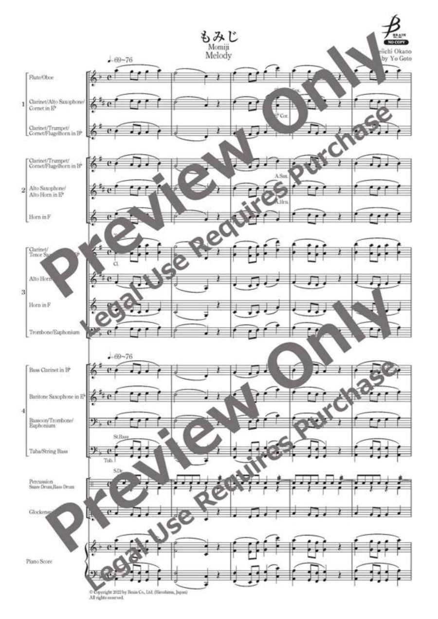 Flexible Chorales for Band 3 B-Flat Clarinet scores gallery preview page 2