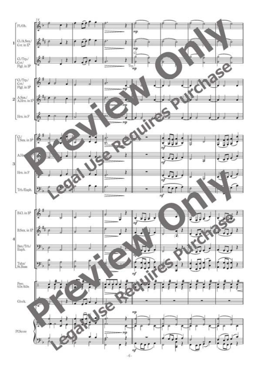 Flexible Chorales for Band 3 B-Flat Clarinet scores gallery preview page 7