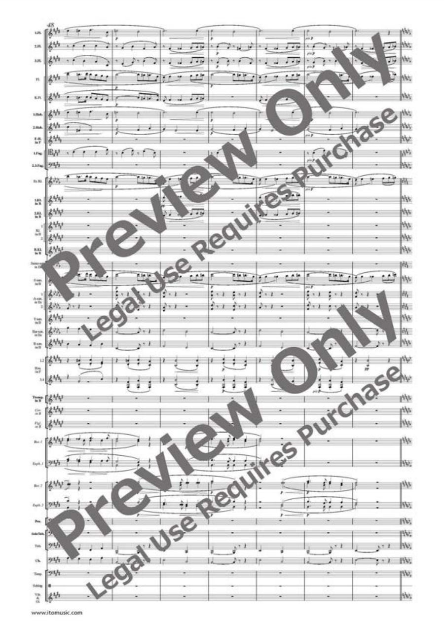 Elsa's Procession to the Cathedral Concert Band scores gallery preview page 6