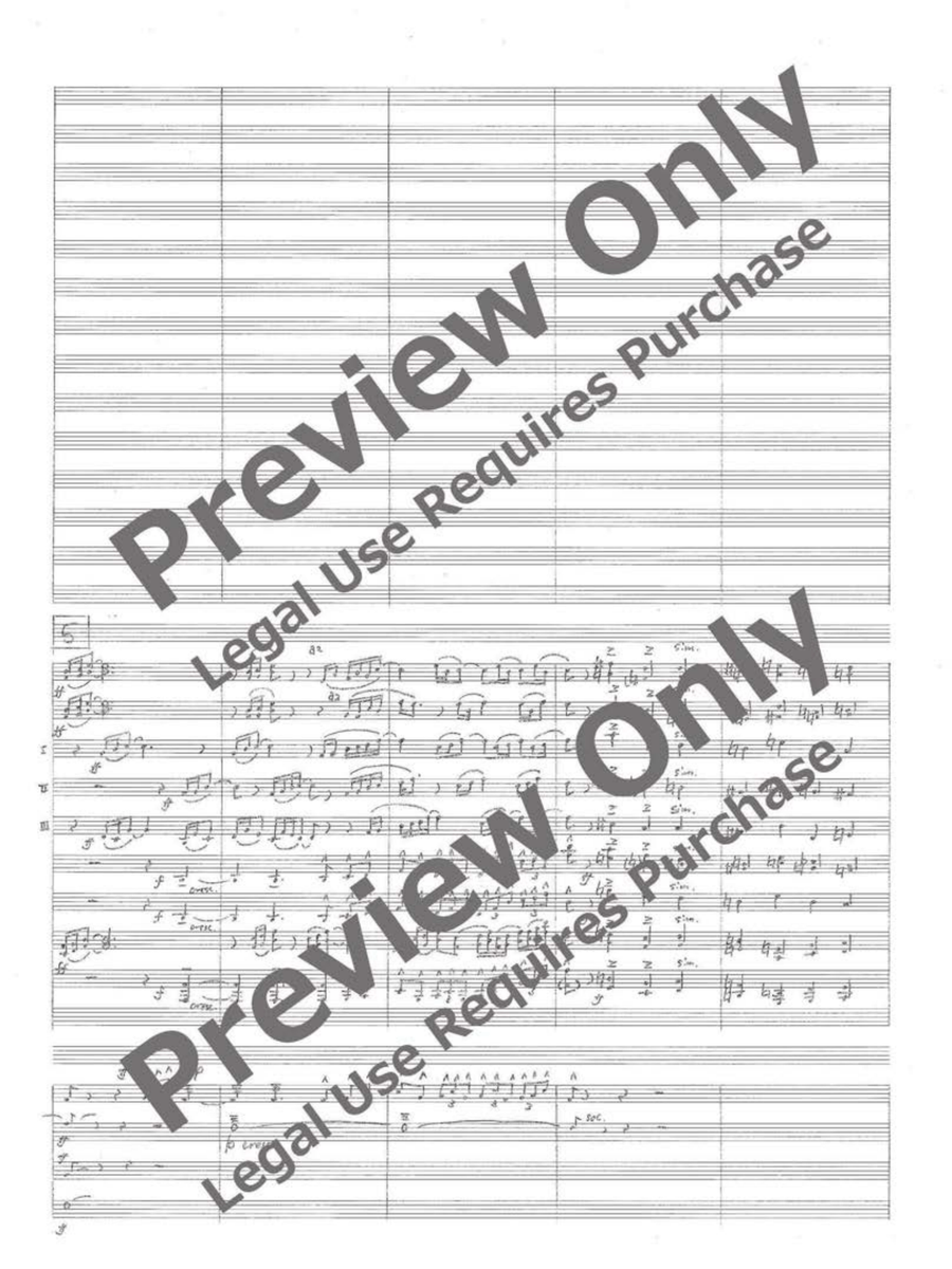Three Scenes from Soma: I. Fanfare II. Shin Soma Bushi Concert Band scores gallery preview page 3