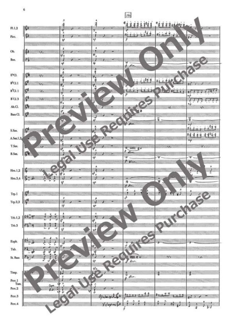 St. John's Night St. John's Night Concert Band scores gallery preview page 6