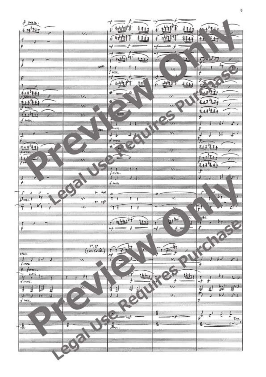 St. John's Night St. John's Night Concert Band scores gallery preview page 9