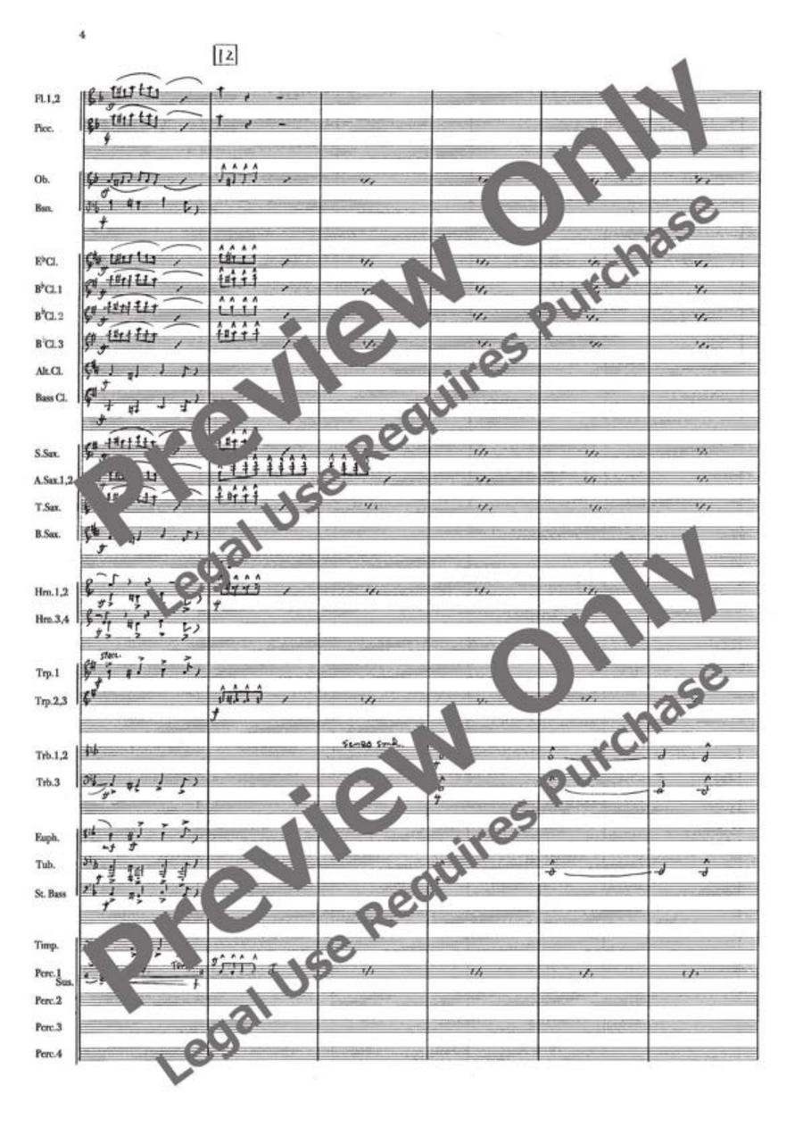 St. John's Night St. John's Night Concert Band scores gallery preview page 4