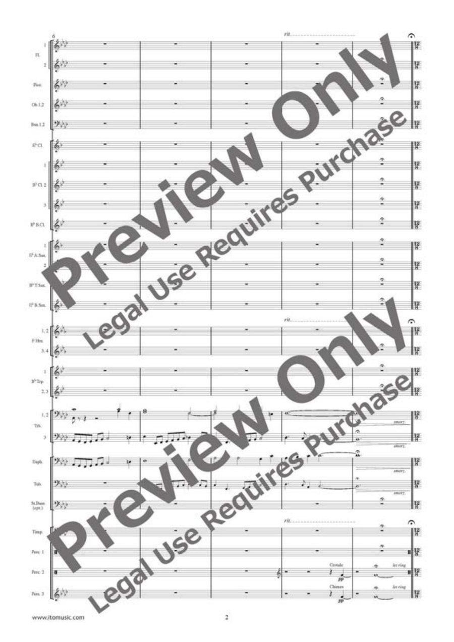 Diferencias on an Old Spanish Song Concert Band scores gallery preview page 3